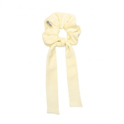 Frotulka do włosów Żółta Pastelowa ze wstążką / ULKa