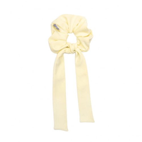 Frotulka do włosów Żółta Pastelowa ze wstążką / ULKa