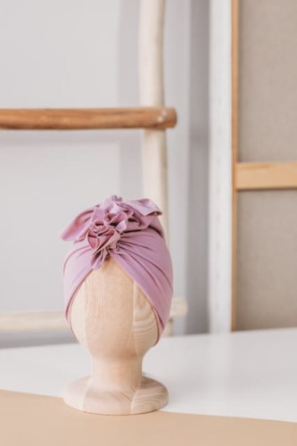 Turban Organic 0-6 m-cy Pink Looks by Luks